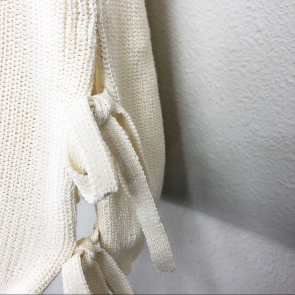 Madewell | Side Tie Cream Knit Tank - Picture 3 of 7